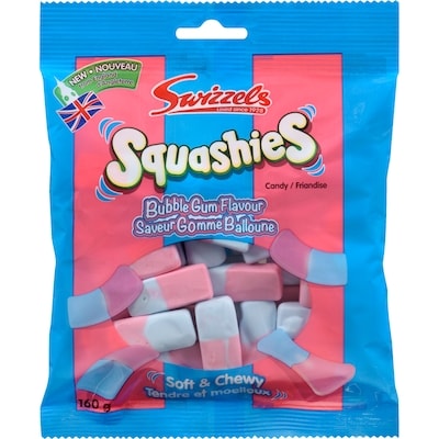 SWIZZELS Squashies friandise saveur gomme balloune 160 g, 1,56 $/100g