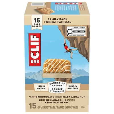 CLIF Energy Bars, White Chocolate Macadamia Nut, (Pack of 15) 15x68.0 g, $2.74/100g