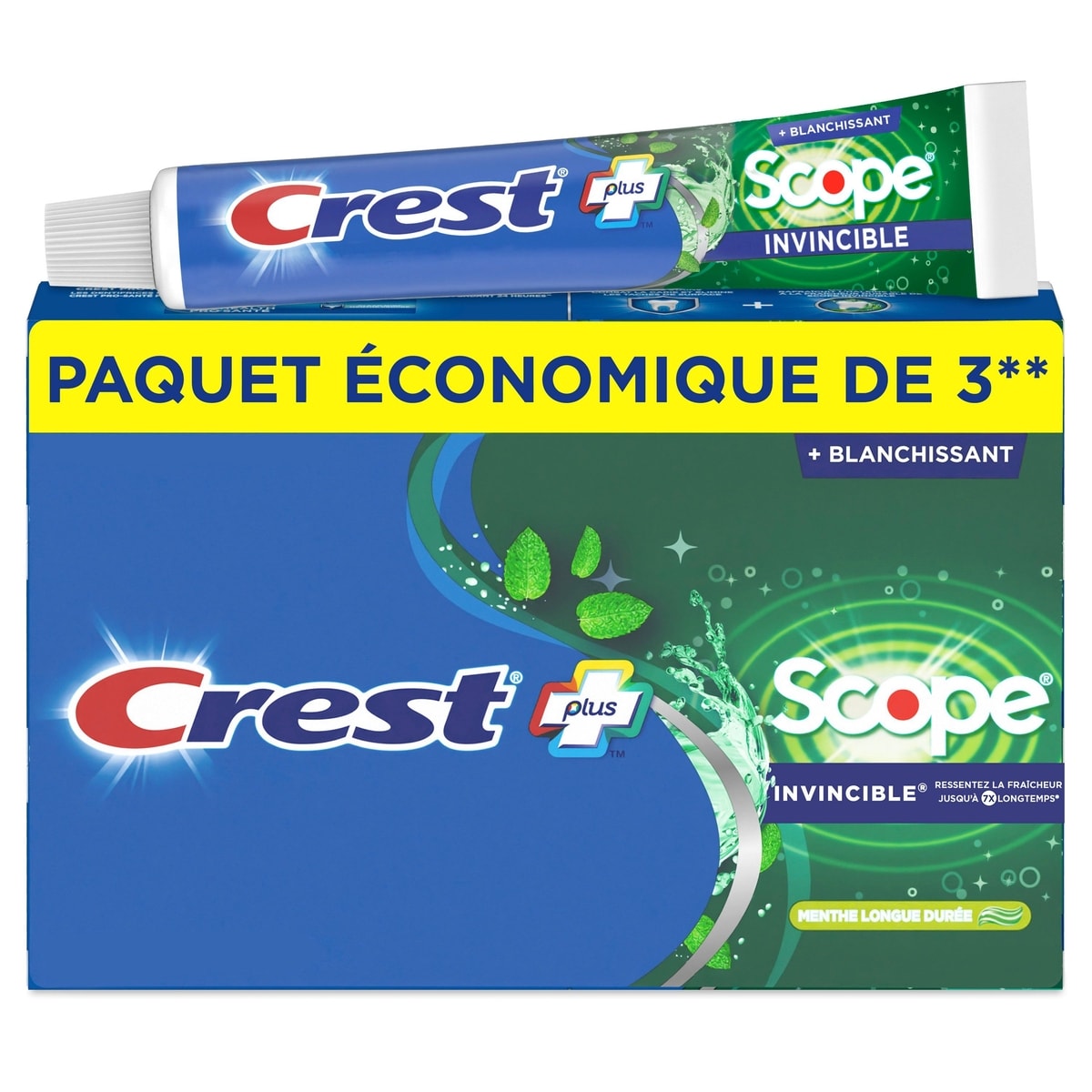 Crest Dentifrice Scope paquet économique 360 ml, 3,61 $/100ml