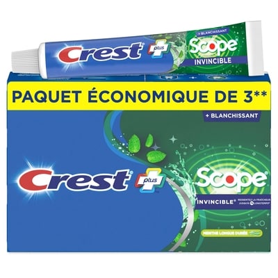 Crest Dentifrice Scope paquet économique 360 ml, 3,61 $/100ml