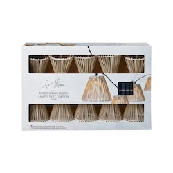 Life at Home Ribbed Solar String Light 10 Count 1 ea, $24.00/1ea