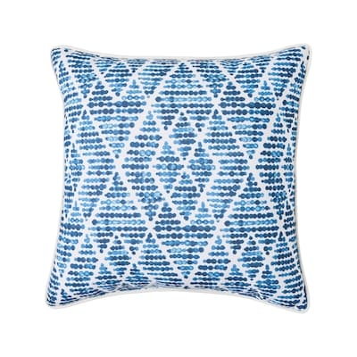 Life at Home Decorative Patio Cushion - Argyle 1 ea, $19.00/1ea