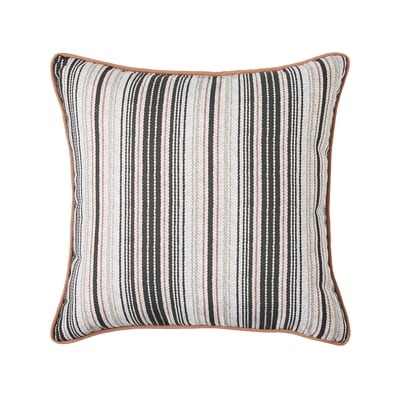 Life at Home Decorative Patio Cushion - Black Stripe 1 ea, $19.00/1ea