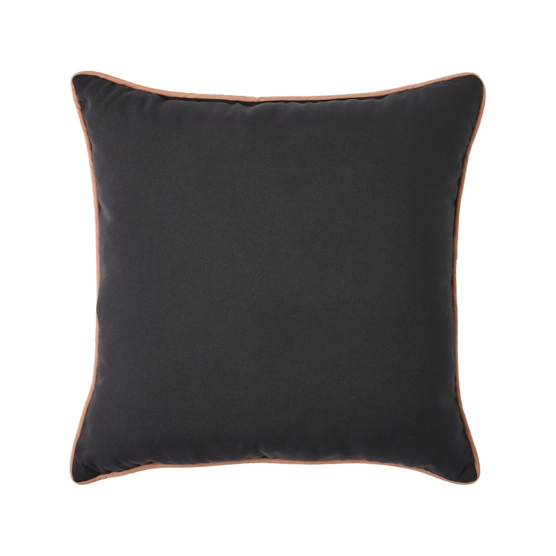 Decorative Patio Cushion - Black Stripe