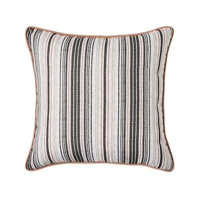 Life at Home Coussin d’extérieur décoratif – rayures noires 1 ea, 19,00 $/1ch