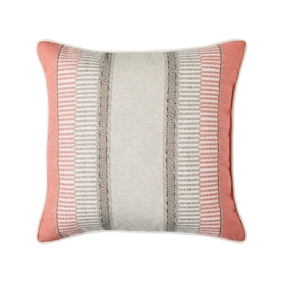 Life at Home Decorative Patio Cushion - Coral Stripe 1 ea, $19.00/1ea