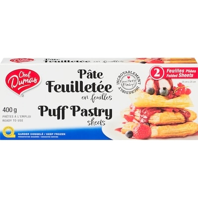 Dumas Puff Pastry Sheets 400 g, $1.13/100g