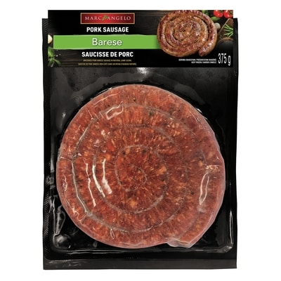 Marcangelo Pork Sausage Barese 375 g, $2.40/100g