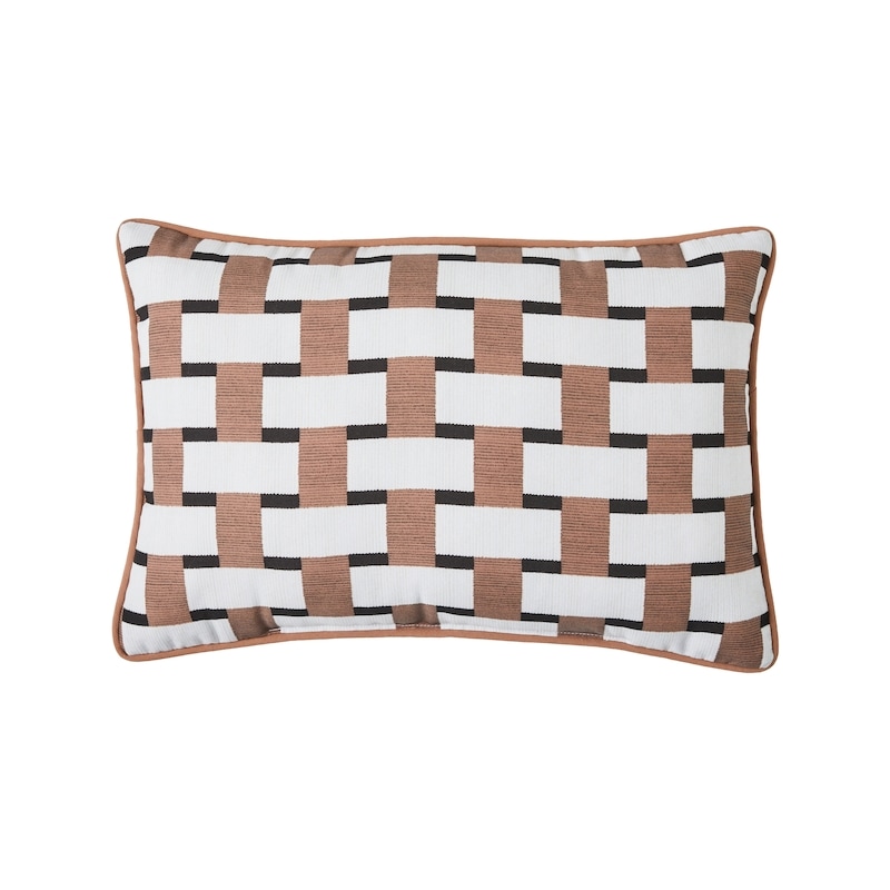 Decorative Oblong Patio Cushion - Weave