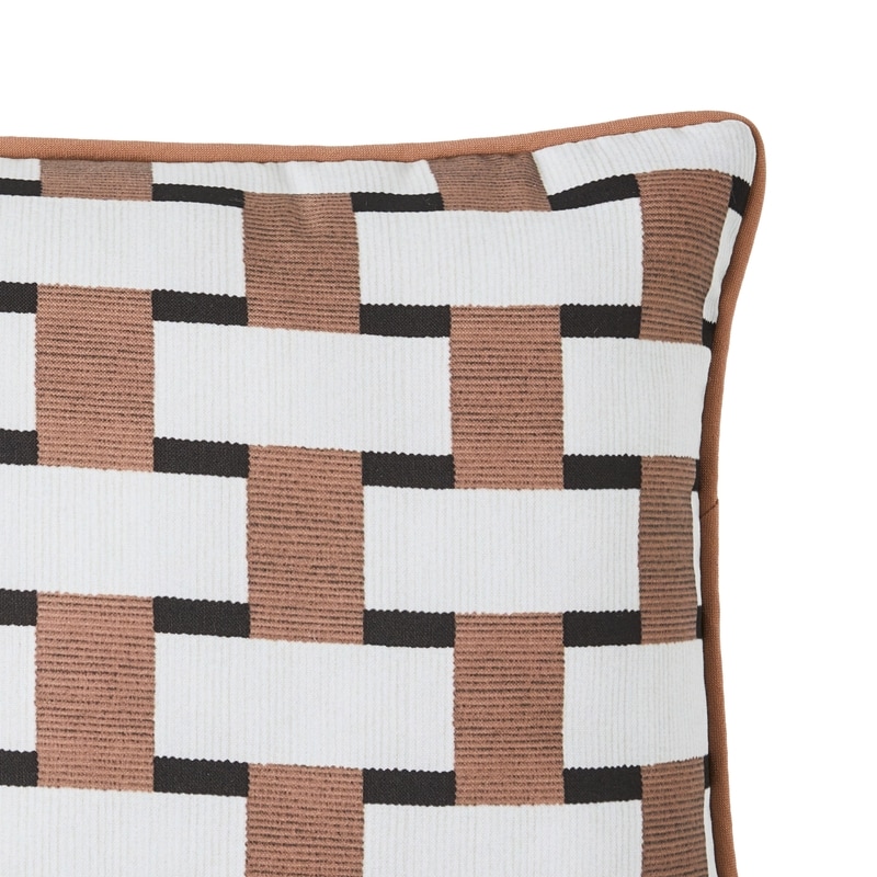 Decorative Oblong Patio Cushion - Weave
