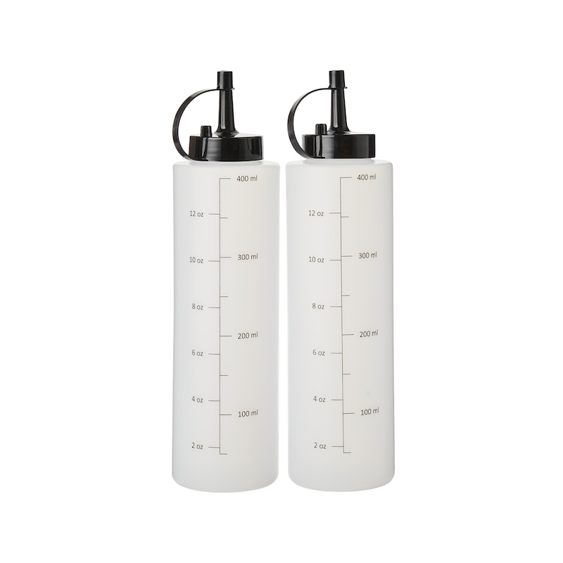 Reusable Squeeze Bottles 2 Pack