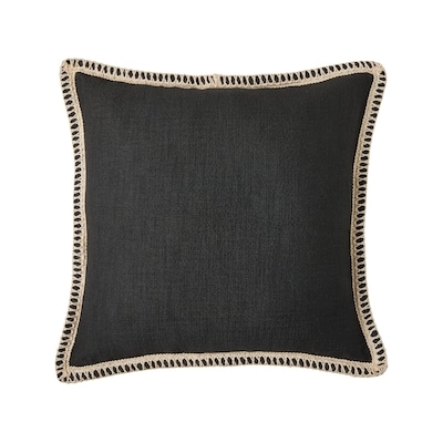 Life at Home Coussin d’extérieur décoratif – noir  1 ea, 19,00 $/1ch