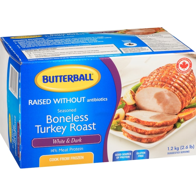 Seasoned Boneless Turkey Roast White & Dark