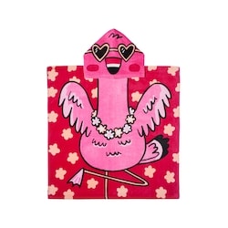 Everyday Essentials Kids' Hooded Beach Towel - Flamingo 1 ea, $12.00/1ea