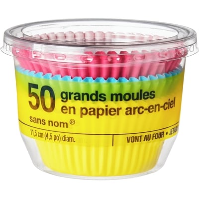 Sans Nom Grands moules en papier arc-en-ciel, ensemble de 50 50 ea, 0,05 $/1ch