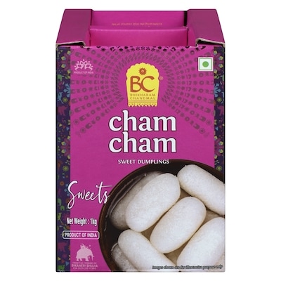 Bhikharam Chandmal Cham Cham Sweets 1000 g, $0.59/100g