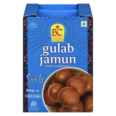 Bhikharam Chandmal Sweet Dumplings Gulab Jamun 1000 g, $0.50/100g