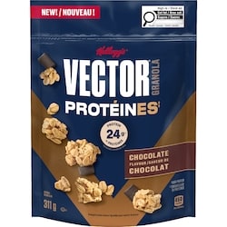 Kellogg’s Vector Protéines granola saveur de chocolat 311 g, 1,86 $/100g