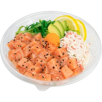 Zenshi Big Wave Poke Bowl - Salmon (Available after 11am) 442 g, $3.84/100g