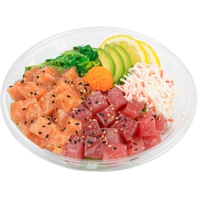Zenshi Big Wave Poke Bowl - Salmon, Tuna (Available after 11am) 442 g, $3.84/100g