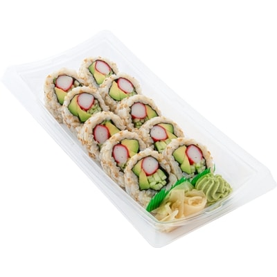 Zenshi California Roll 10pc (Brown Rice) (Available after 11am) 201 g, $4.47/100g