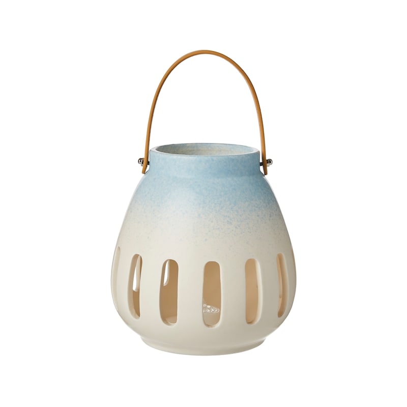 LED Ceramic Lantern - Blue