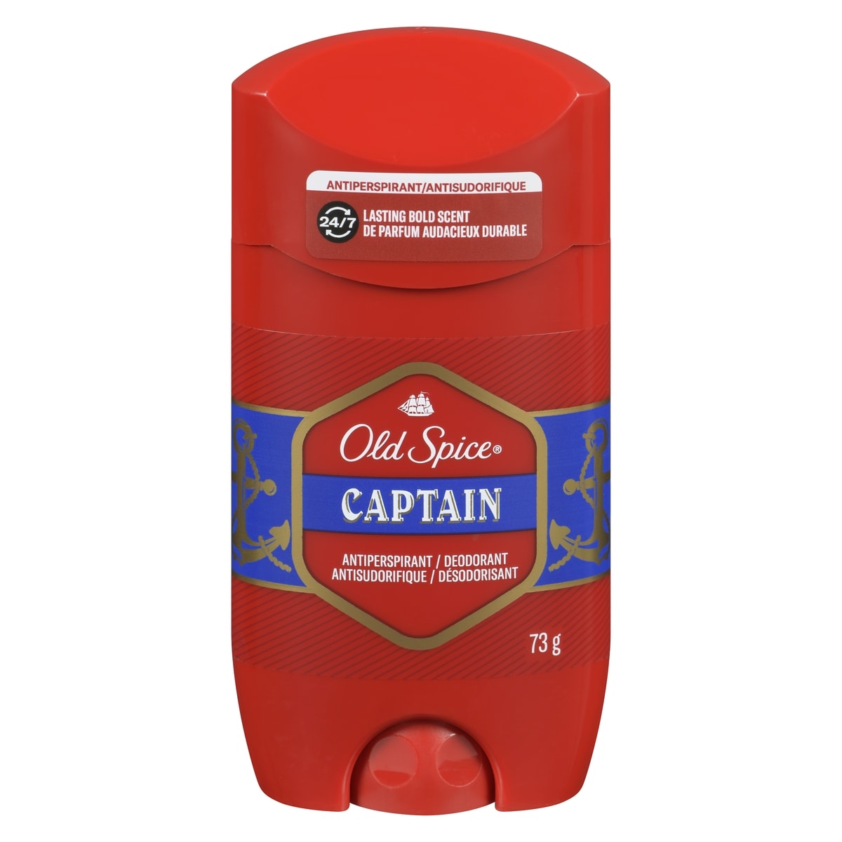 Old Spice Antisudorifique et désodorisant pour hommes, Captain, 73 g 73 g, 13,41 $/100g