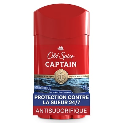 Old Spice Antisudorifique et désodorisant pour hommes, Captain, 73 g 73 g, 13,41 $/100g