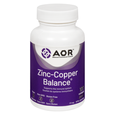 AOR Zinc-Copper Balance 17 Mg 100 ea, $0.40/1ea