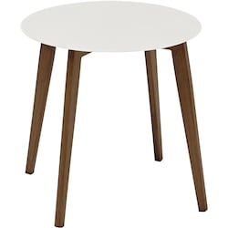 Life at Home Round Glass Accent Table - Tan 1 ea, $69.00/1ea