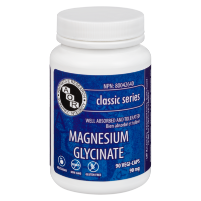 AOR Magnesium Glycinate 90 Mg 90 ea, $0.50/1ea