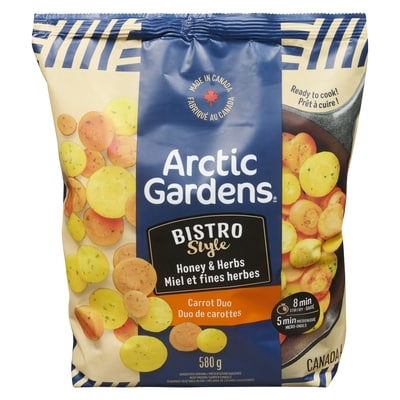 Arctic Gardens Bistro Style Seasoned Vegetable Blend Honey & Herbs Carrot Duo 580 g, $0.69/100g