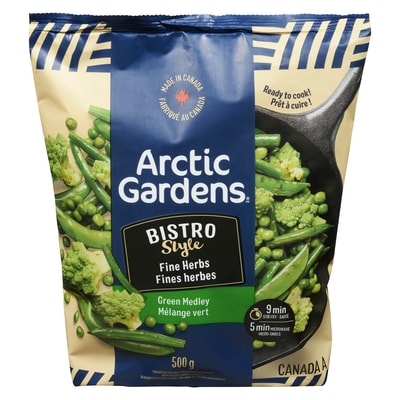 Arctic Gardens Bistro style mélange de légumes assaisonnés fines herbes mélange vert 500 g, 0,80 $/100g