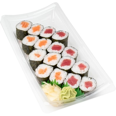 Zenshi Seaside Roll - Salmon, Tuna 16pc (Available after 11am) 255 g, $3.92/100g