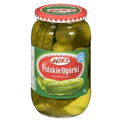 Bicks Polskie Ogórki Dill Pickles 1 l, $0.70/100ml