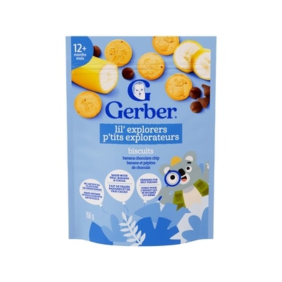 Nestlé Biscuits Banane et pépites de chocolat 150 g, 3,66 $/100g