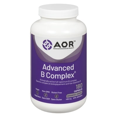 AOR Advanced B Complex 499 Mg 180 ea, $0.39/1ea