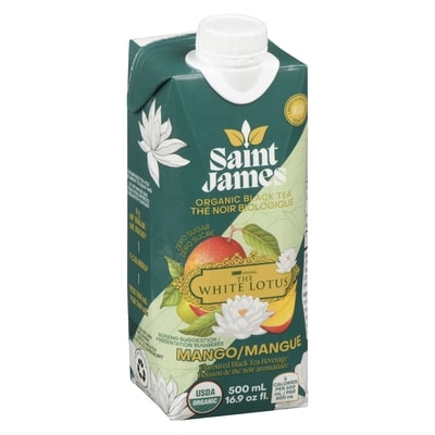 Saint James White Lotus Organic Black Tea, Mango - 500 ml | Your