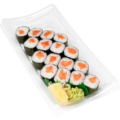 Zenshi Seaside Roll - Salmon 16pc (Available after 11am) 255 g, $3.92/100g