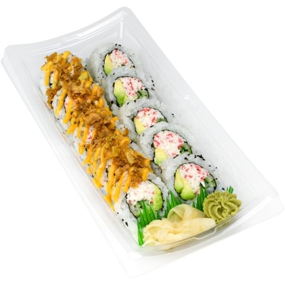 Zenshi Duo Combo - Crunchy CA & CA Salad Roll 10pc (Available after 11am) 215 g, $4.65/100g