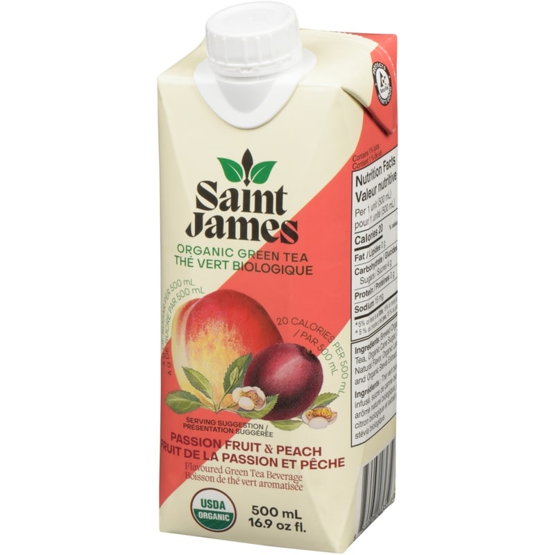 Organic Green Tea, Passionfruit & Peach