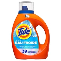 Tide Détergent à lessive liquide Ultra Eau froide, parfum Original, détergent à lessive liquide formulé pour l’eau froide, 1,62 L, 39 brassées 1620 ml, 1,05 $/100ml