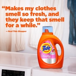 Tide Plus Boost of Ultra Liquid Laundry Detergent, April Fresh