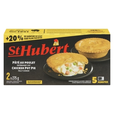 St Hubert Chicken Pot Pie, Fully Cooked 550 g, $1.82/100g