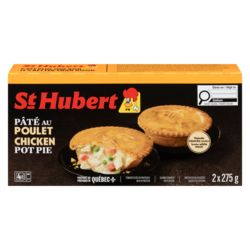 St Hubert Tourte au poulet, entièrement cuite 550 g, 1,63 $/100g