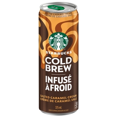 Starbucks Cold Brew caramel salé 325 ml, 1,23 $/100ml