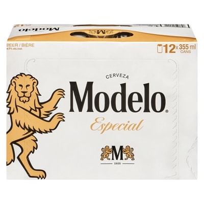 Modelo Beer (ID required at pick-up) 12x355.0 ml, $0.65/100ml