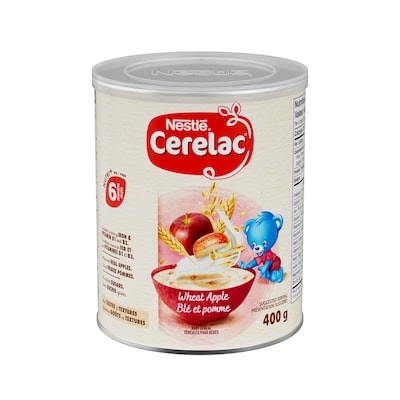 Nestlé Cerelac Wheat Apple Baby Cereal, 6 Months & Up 400 g, $2.50/100g