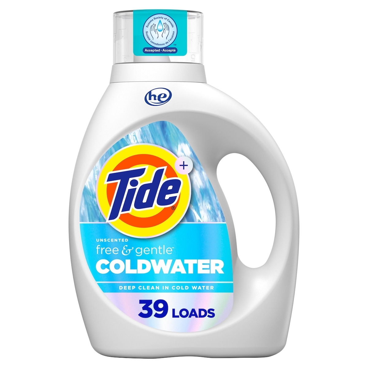 Tide Ultra Coldwater Liquid Laundry Detergent, Original Scent, 39 Loads, Laundry Detergent Liquid Formulated for Cold Water 1.62 l, $0.62/100ml