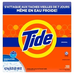 Tide〜即購入OK〜　160個 Tide Powder Laundry Detergent, Original Scent, 133 Loads - 4.2 kg